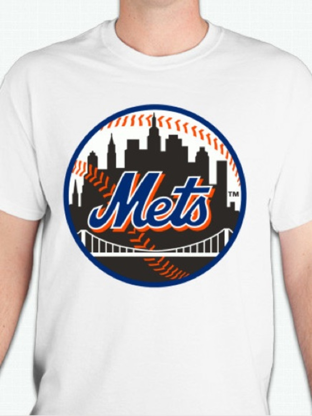 New York Mets retro logo tshirt shirt Unisex 100 percent cotton brand ne